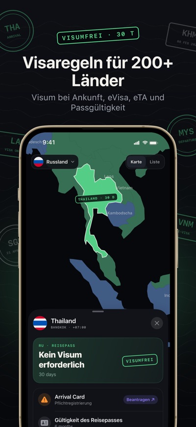 Borderlog im App Store, Screenshot 2