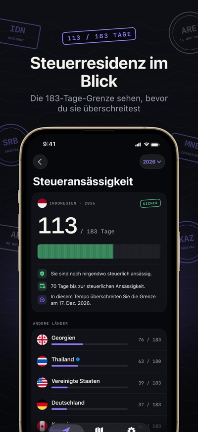 Borderlog im App Store, Screenshot 3