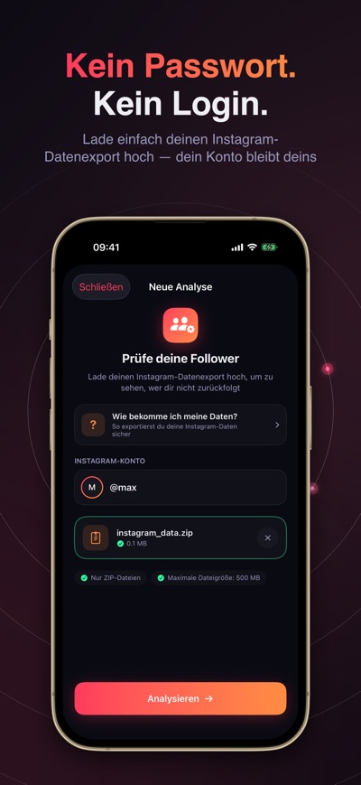 Followly im App Store, Screenshot 3