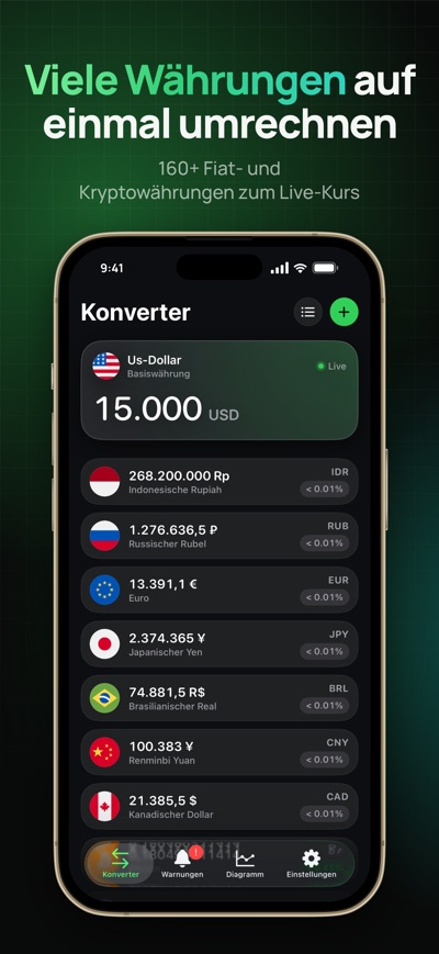 iCurrency im App Store, Screenshot 1