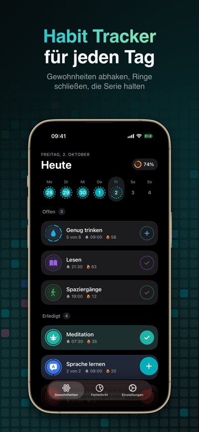 iHabits im App Store, Screenshot 1