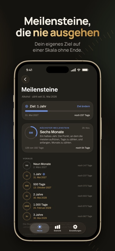 Quitwell im App Store, Screenshot 2