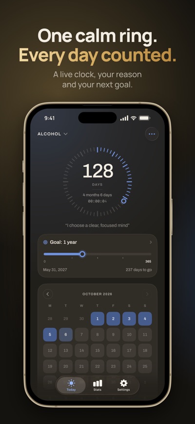 Quitwell on the App Store, screenshot 1