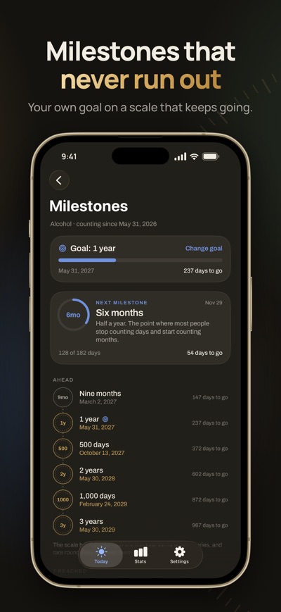 Quitwell on the App Store, screenshot 2